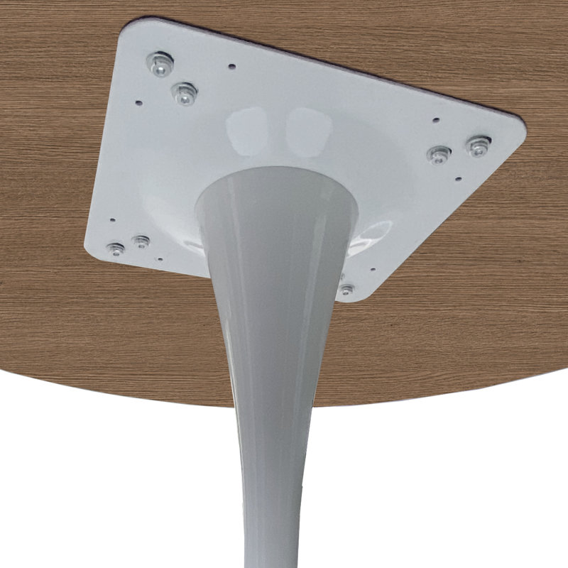 Table de bout Derika pour la maison, Olive vert clair, Blanc