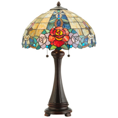 Rose Vine 25" Table Lamp