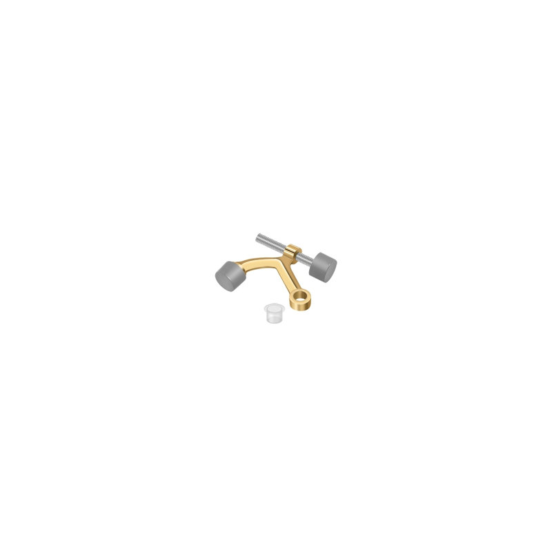 Door Stop, PVD Polished Brass