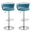 Tabouret de bar pivotant avec dossier Ginko-882844525-879315297