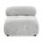 Modular Sectional Sofa, Button Tufted Designed and DIY Combination,L Shaped Couch with Reversible Ottoman, Ivory Teddy Fabric-626980064