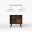 Table de chevet en bois avec tablette et tiroir Aydelis-714050561