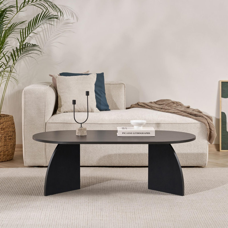 Coffee Table, Black Wood