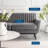 Engage Channel Tufted Fabric Loveseat-1494585366