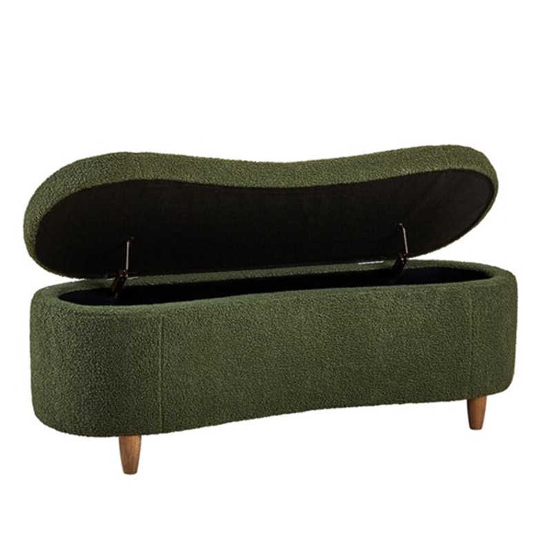Banc de rangement Boucle, Vert
