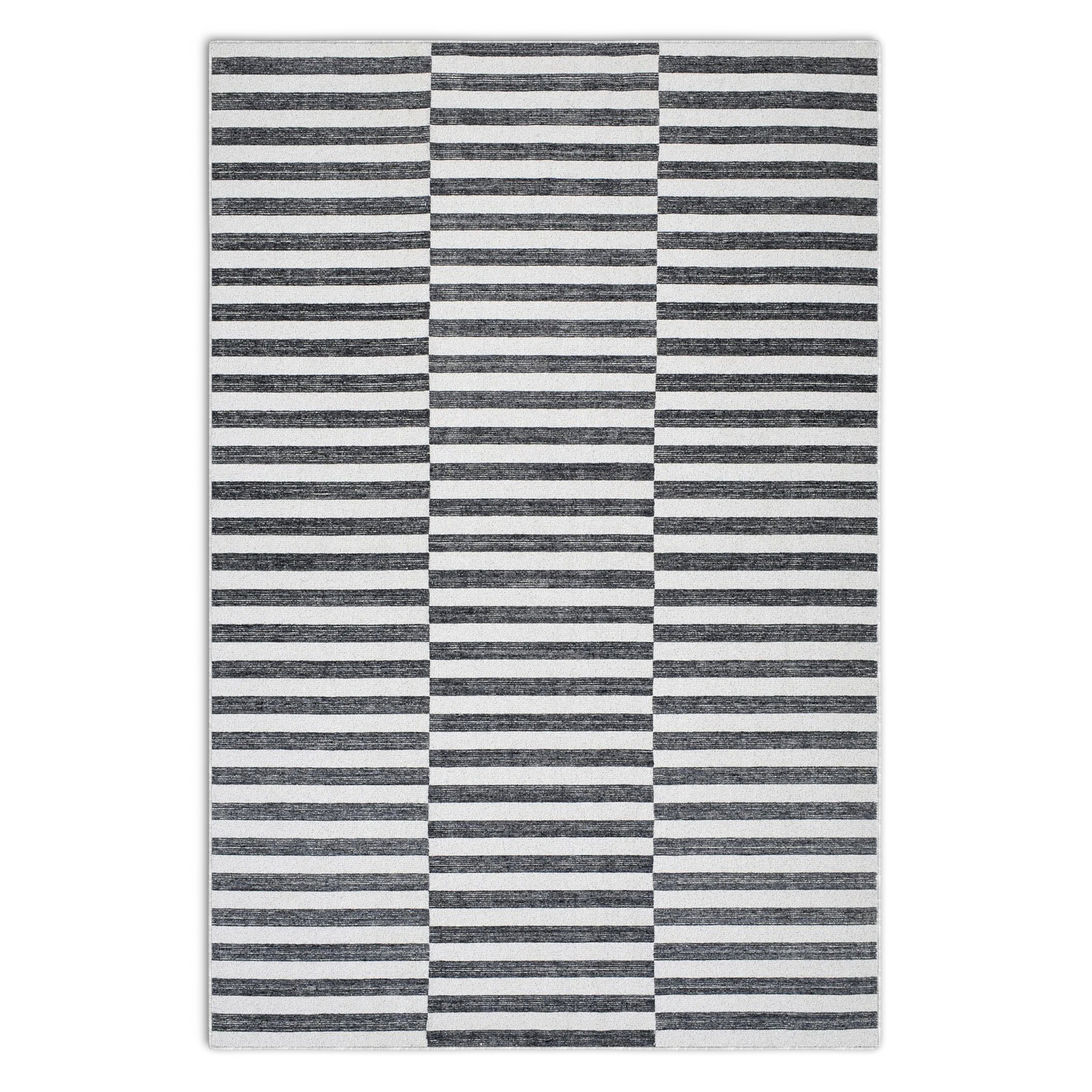 Falko Hand-Woven Striped Rug, Rectangle 2' x 3'