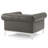 Idyll Tufted Button Upholstered Leather Chesterfield Armchair-1896263832