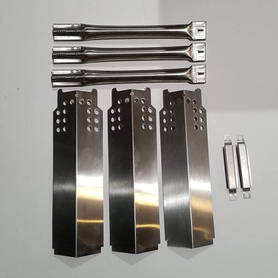Quickflame 4'' W x 13'' D Metal Replacement Grill Burner