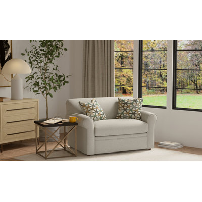 Aadhya 79" Rolled Arm Sleeper Sofa with Reversible Cushions by Andover Mills