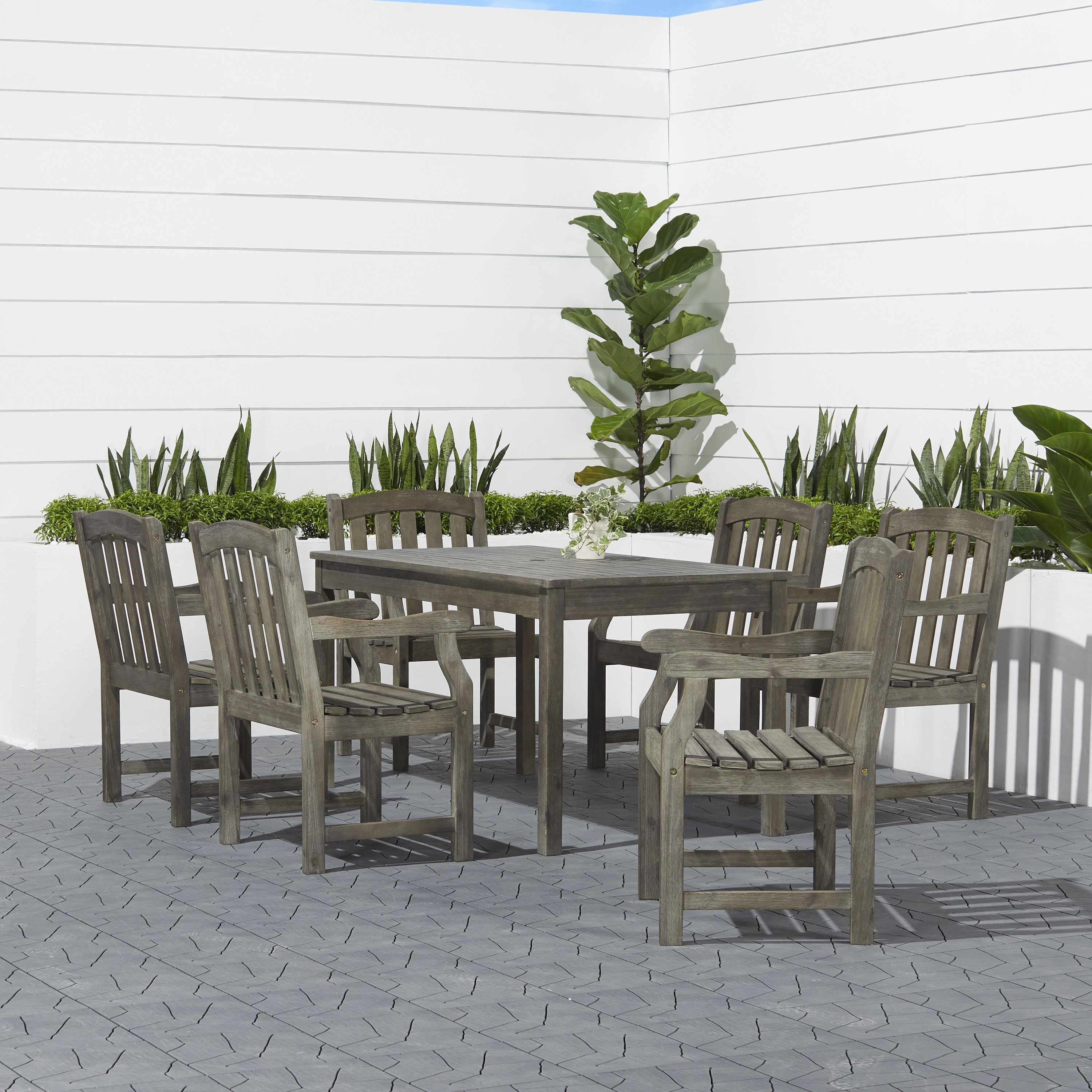 Lark Manor™ Aleha 7 Piece Dining Set & Reviews | Wayfair