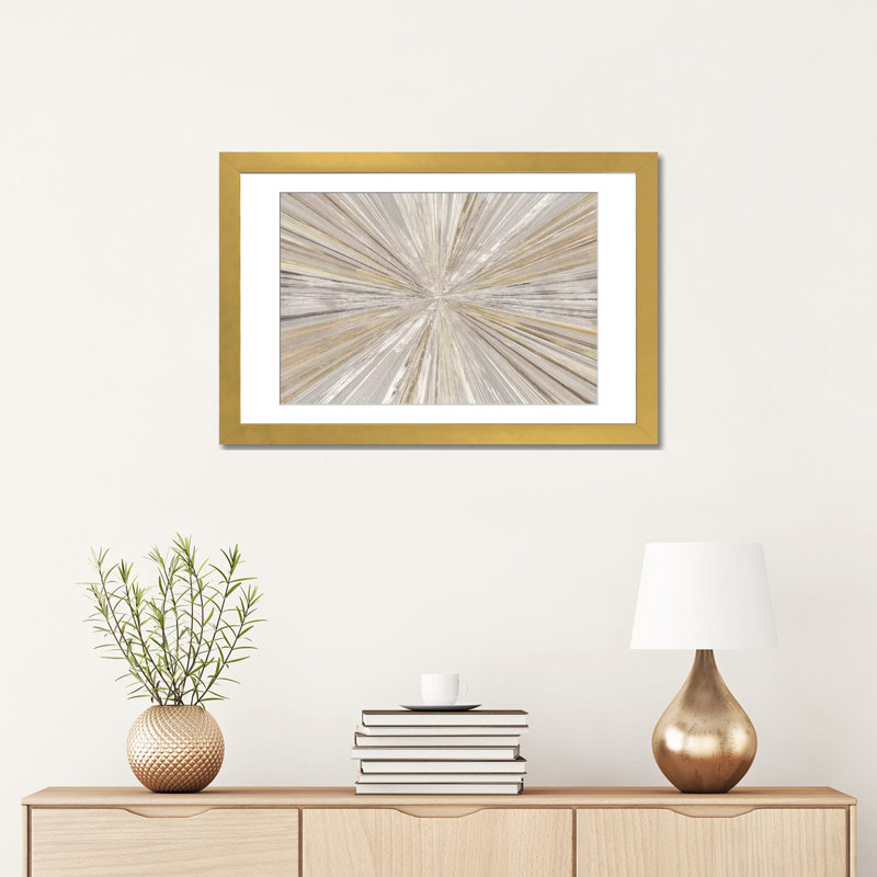 « scintillation light i » par tom reeves-print, H 24 po x l 32 po, Papier dans un cadre photo, Doré