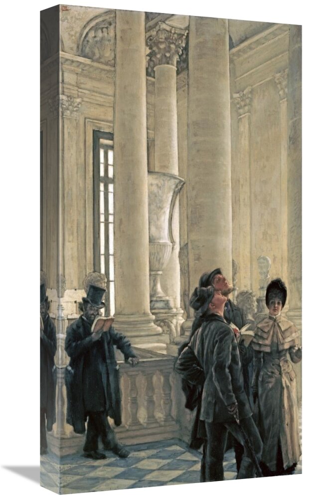 Bless international The North Stairs At The Louvre On Canvas by