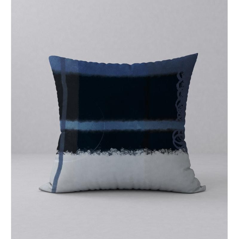 Housse et insert de coussin décoratif carré bref Symphony, H 24 po x l 24 po