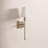 1-Light Metal Wallchiere with Linen Shade-1248966270-1312176422