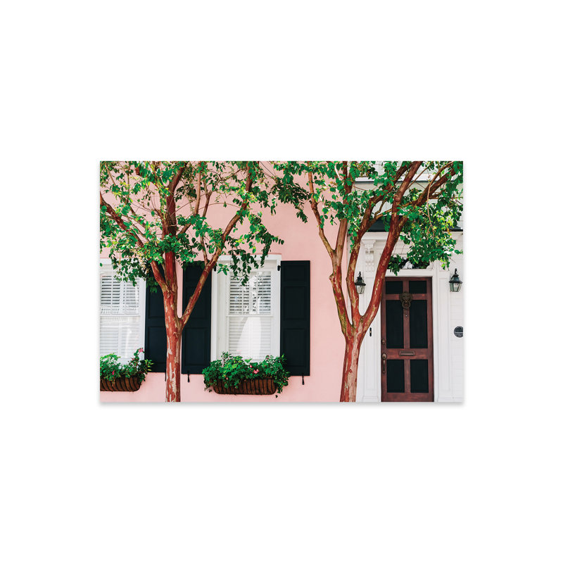 Charleston Pink XV sur plastique / acrylique par Bethany Young, peinture