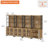  Office Furniture Set: 59" Executive Desk With Charging Station And Storage Cabinet, Four 72" Tall Bookcases, Modern Computer Desk And Library Shelf For Work Study-801609704