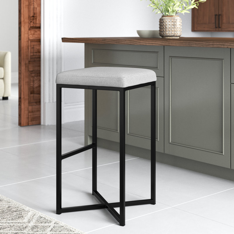 Rosetta Stool, White, Bar Stool (30.3" Seat Height)