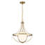 Luminaire suspendu 1 lumière Elyott en laiton naturel-1052186988