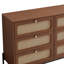 Console Bubacarr avec 6 tiroirs pour le rangement, convient au salon, à l’appartement-447002065