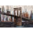 Urban Brooklyn Bridge Print On Canvas