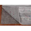 Tapis rayé gris Gabbeh 5 x 5