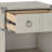 Gray Finish Nightstand