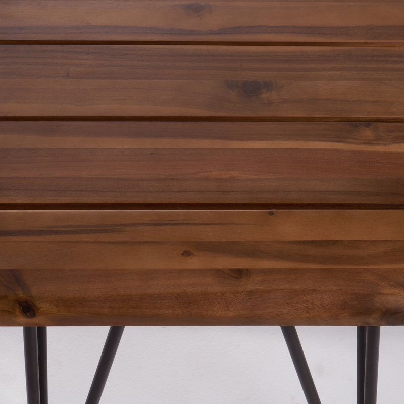 TABLE BASSE EN BOIS ET MÉTAL ZION INDUSTRIAL