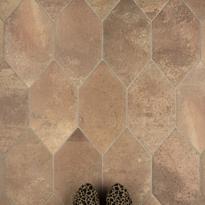 Volterra 7" x 13" Porcelain Stone Look Wall & Floor Tile