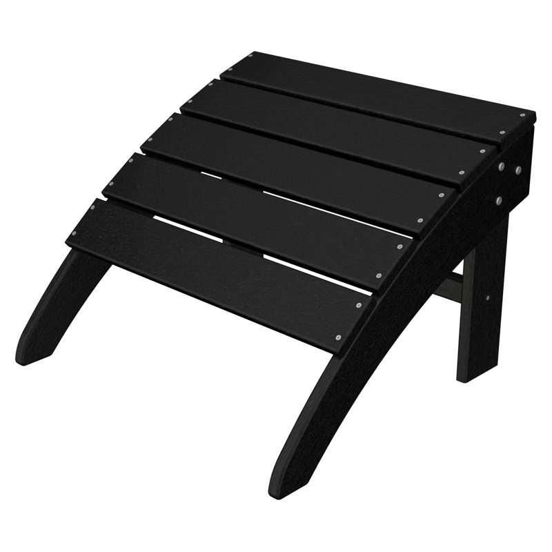 Repose-pieds POLYWOOD Adirondack South Beach, Noir