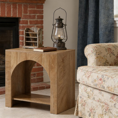 Table de chevet moderne à 2 niveaux