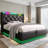 Upholstered Bed With Hydraulic Storage, Usb & Type-c Charging And 360° Surround Led-2045717089
