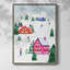 «Candy Ski Village II», reproduction encadrée - bois massif-567440655