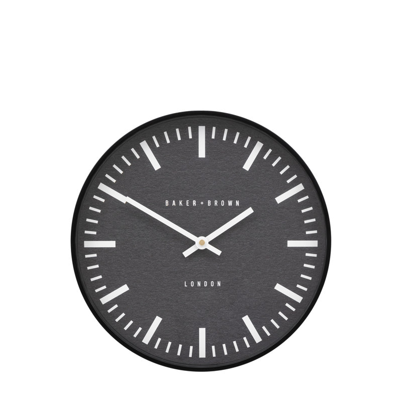 Claremont Clock 30cm, Black