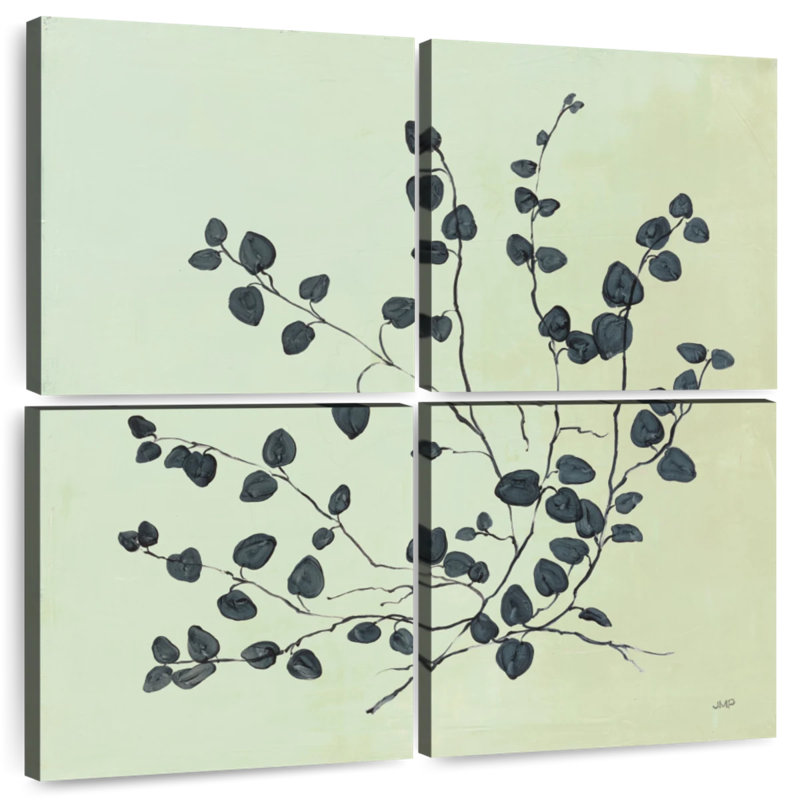 Harnek Botanical Study II Sage, 18" H x 18" W