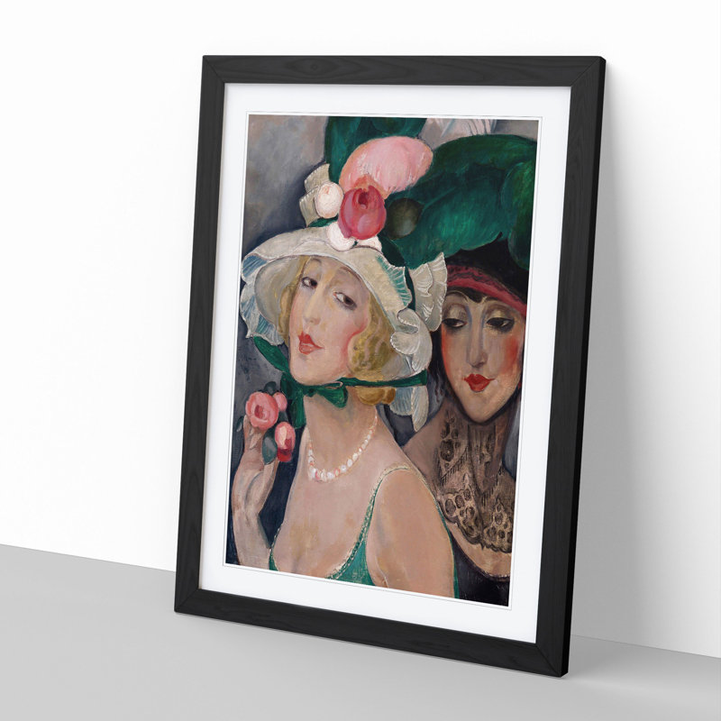 Dress Down Friday by Gerda Wegener - Picture Frame Painting, Black Framed, 48cm H x 36cm W x 2cm D