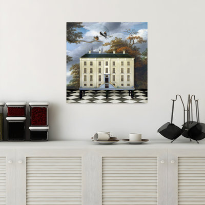 «The Dollhouse», art mural abstrait contemporain