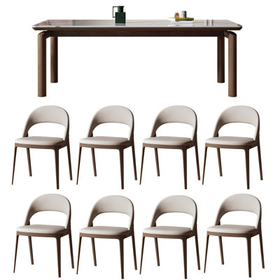Combinaison de table et de chaise simplifiée