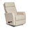 Fauteuil inclinable berçant en cuir Lennon