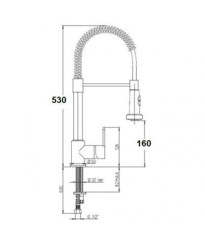 Belfry Kitchen Cassian Kitchen Faucet Side Spray