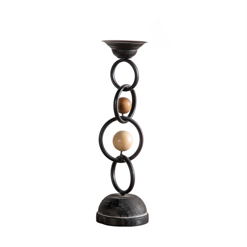 Chandelier de table en métal H 17,72 po