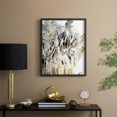 Wispy Weeds II Framed Print - Solid Wood