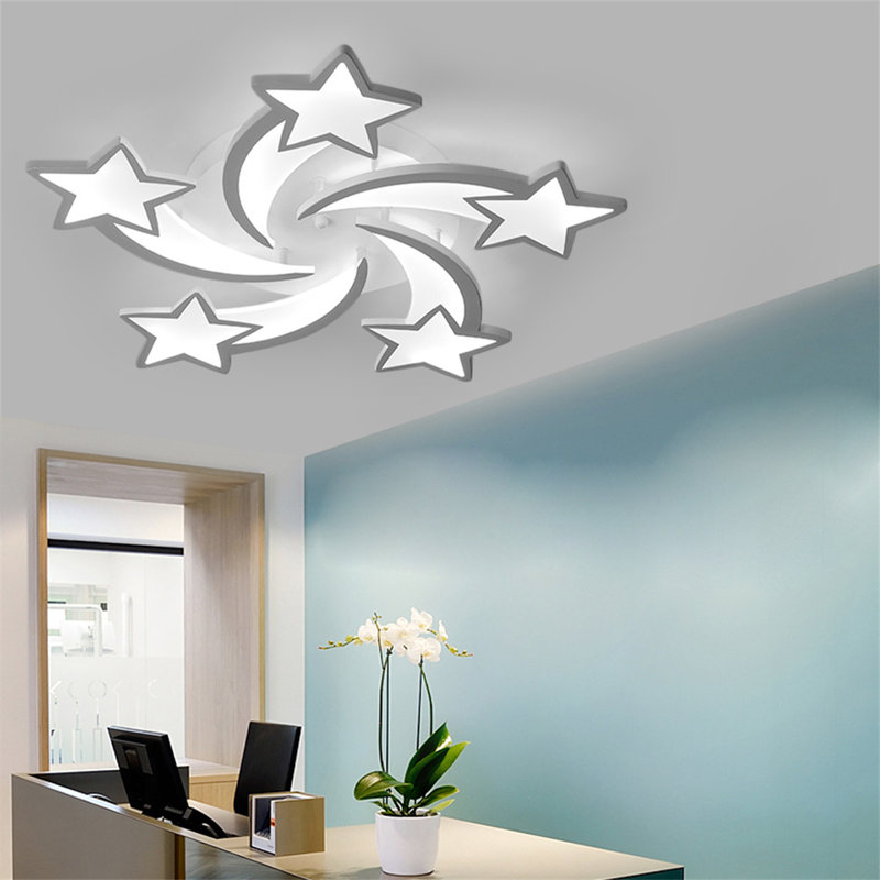 Katriona 5-Light 27.95" LED Flush Mount Light (White Color)
