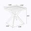 Table en aluminium coulé