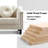 Sofa Chair-canapé, Flannel Accent Chair With Pillow For Living Room, White-520107843