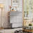 Tall Fabric Dresser Drawers, Storage Tower With Fabric Bins, Double Dresser, Chest Of Drawers For Closet, Bedroom, Living Room, Hallway, Dorm,-1331369493