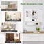 Recessed Framed Mirrored Bathroom Cabinets with Mirror Adjustable Shelves