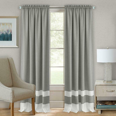 Renken Semi Sheer Curtain Pair