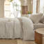 Ensemble de housse de couette rayé 100% coton délavé DONEUS-113054928-113054929