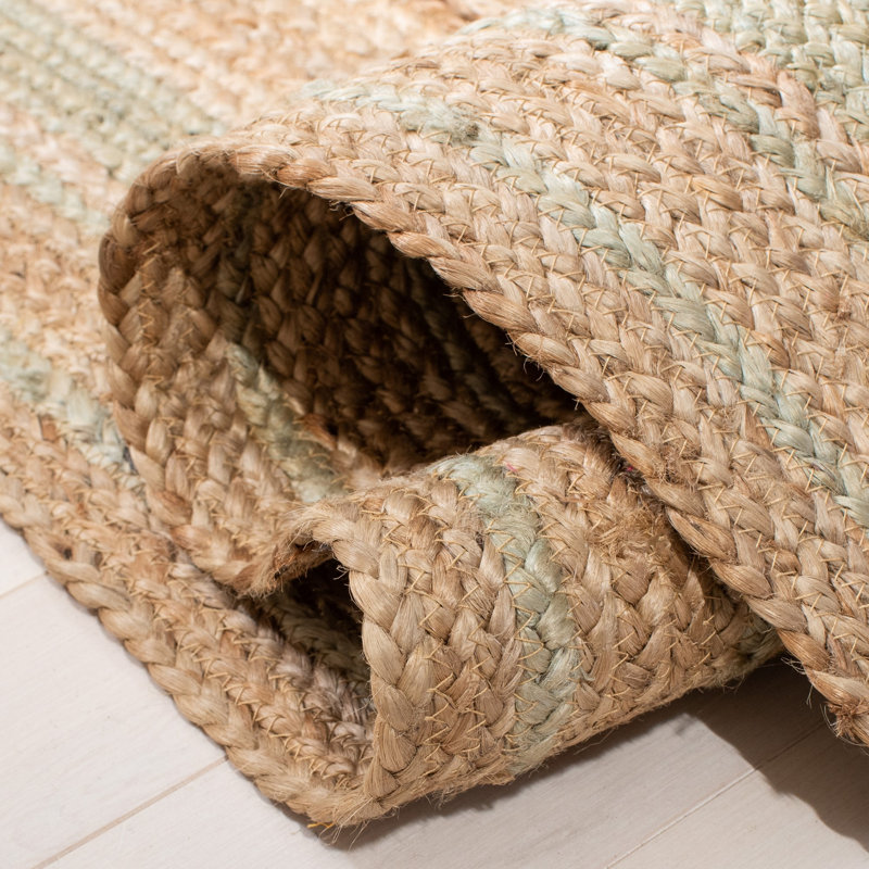 Gast Natural Fiber Hand Woven Jute Rug, Rectangle 3' x 5'