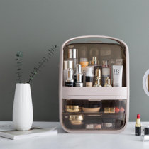 Stackable Makeup Organizer with Drawers Ebern Designs